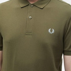 Fred Perry Men's Slim Fit Plain Polo Shirt in Uniform Green