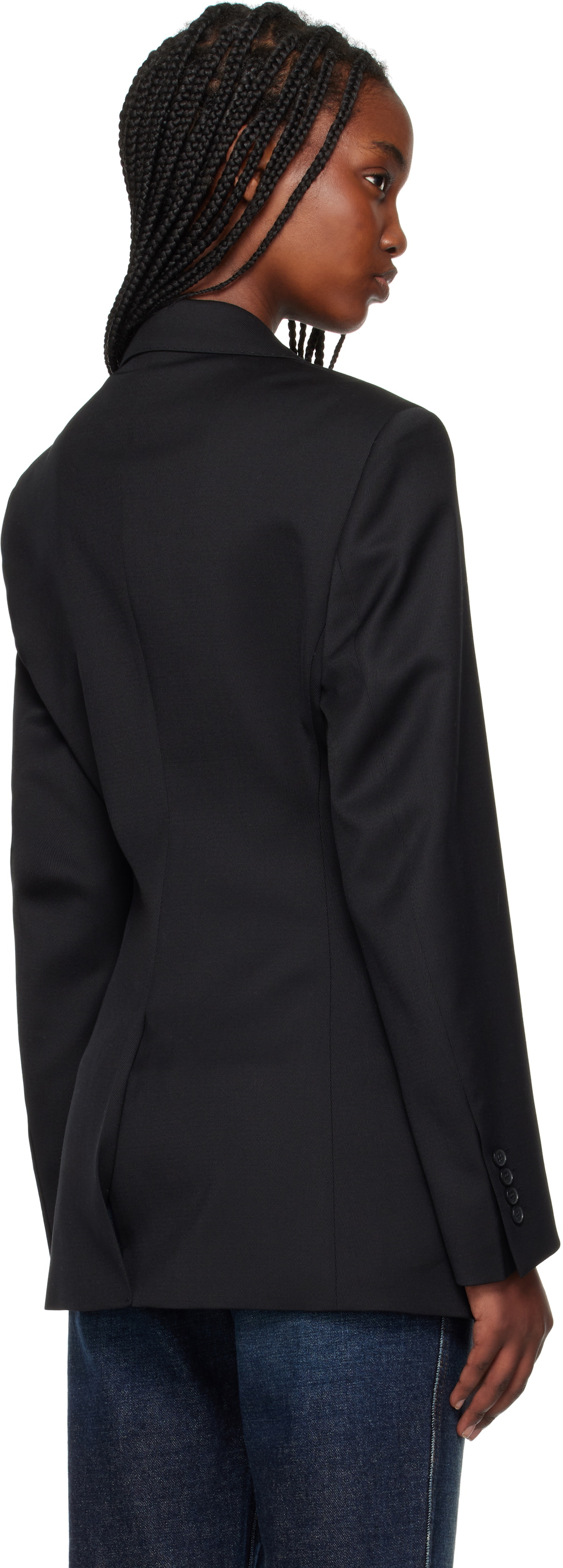 Filippa K Black Tailored Hourglass Blazer
