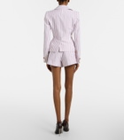 Vivienne Westwood Elle pinstripe cotton shorts