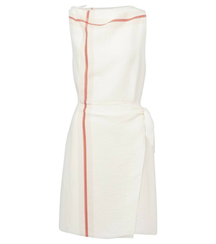 Photo: Vince Striped wrap dress