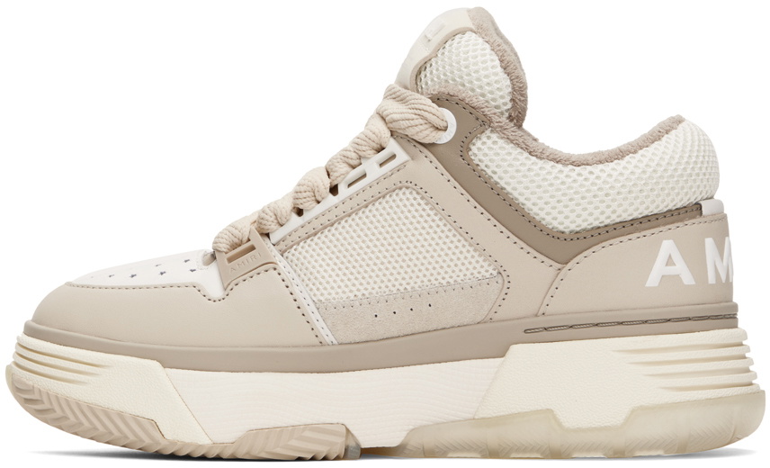 新色☆【AMIRI】MA コート レザー スニーカー BEIGE Amiri MA-1 Panelled Leather Sneakers Beige Amiri