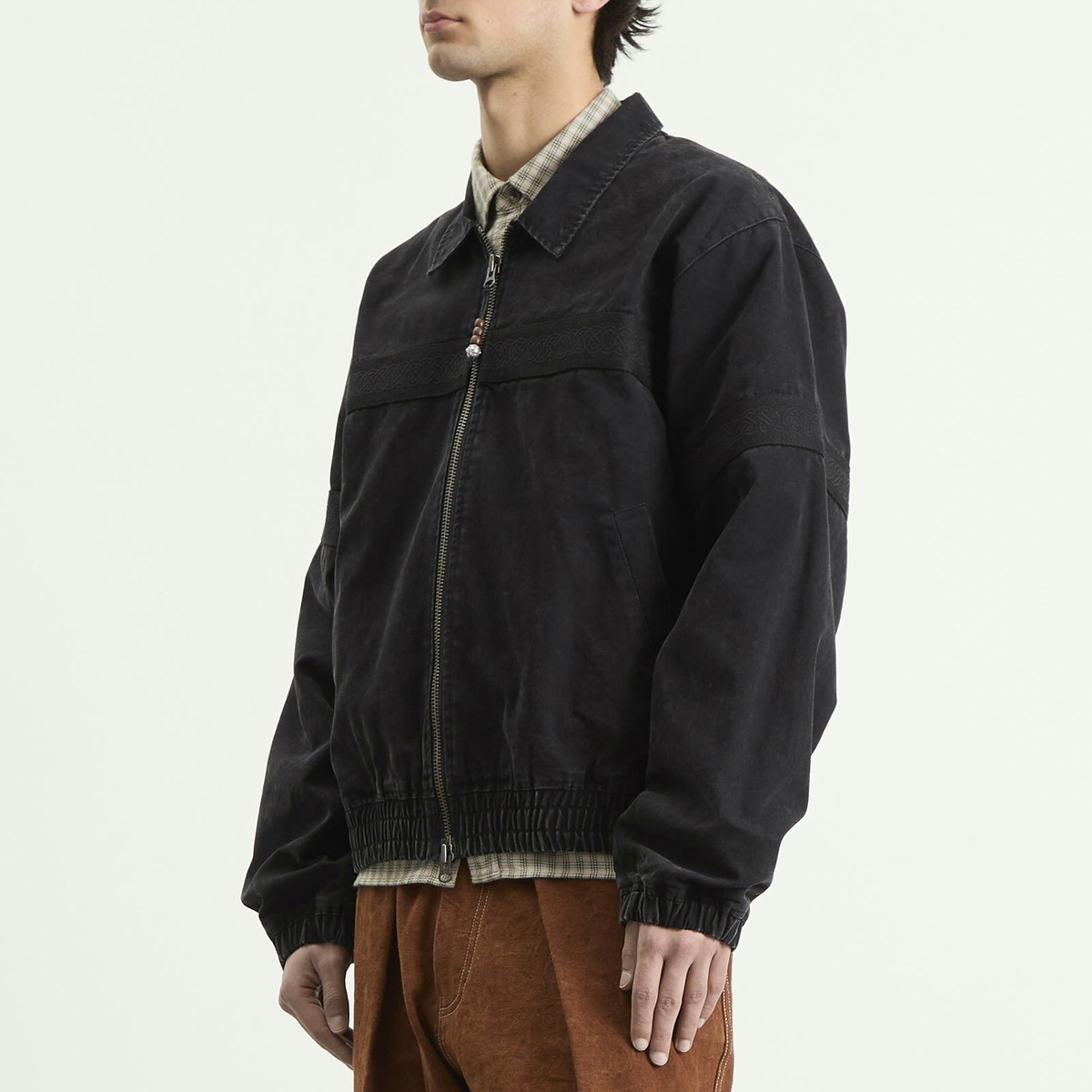 Heresy Men's Celtic Track Jacket in Ash