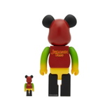 Medicom Be@rbrick Jurassic Park Green & Yellow Ver. 