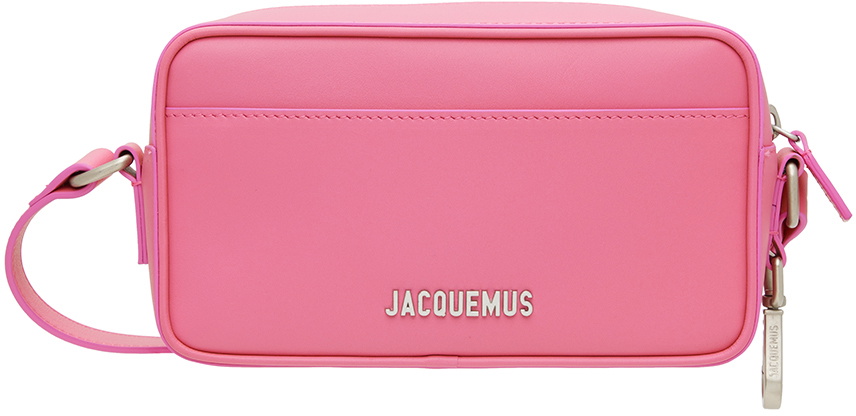 Jacquemus Pink Le Papier 'Le Baneto' Messenger Bag Jacquemus