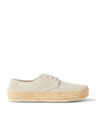 LOEWE - Rio Suede Espadrilles - Neutrals