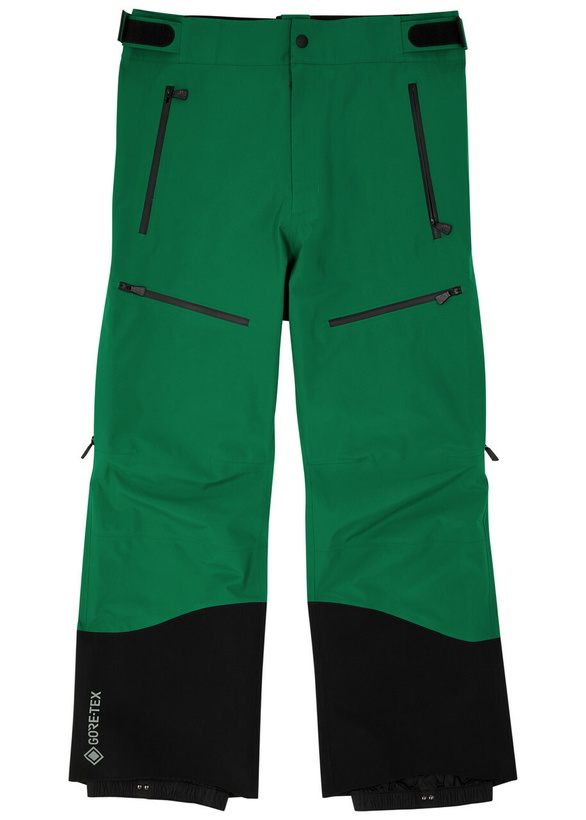 Photo: Moncler Grenoble Panelled Gore-tex ski Trousers Green