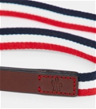 Moncler Genius x Poldo Dog Couture striped dog leash