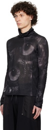 CARNET-ARCHIVE Black Digital College: Bird Eyes & Human Faces Turtleneck
