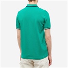 Fred Perry Authentic Men's Slim Fit Twin Tipped Polo Shirt in Fred Perry Green