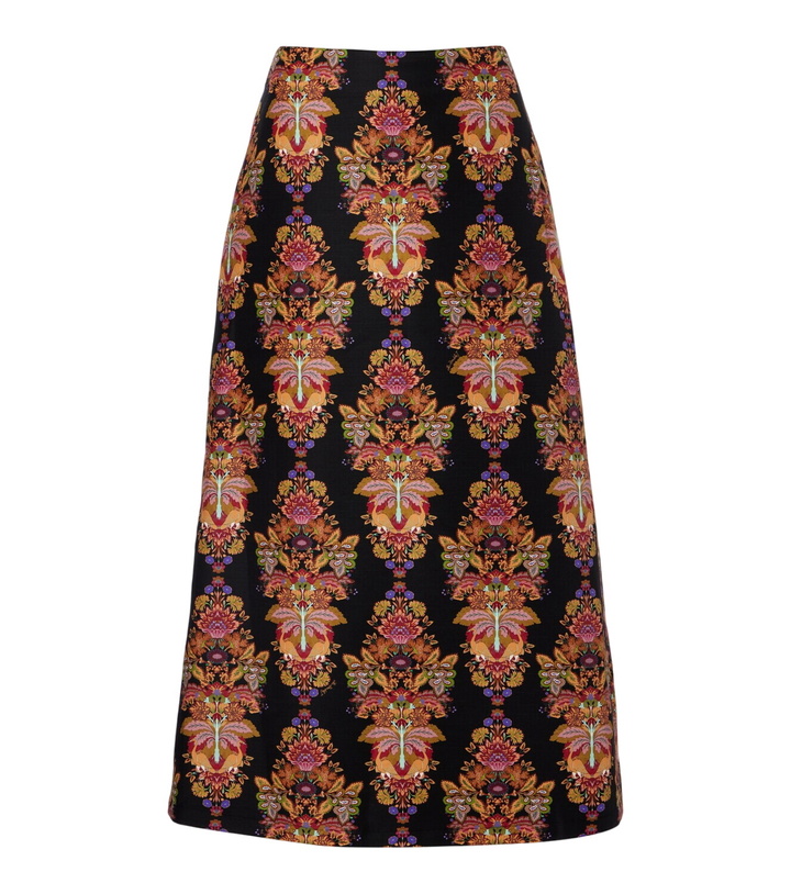 Photo: La DoubleJ Cornucopia wool-blend midi skirt