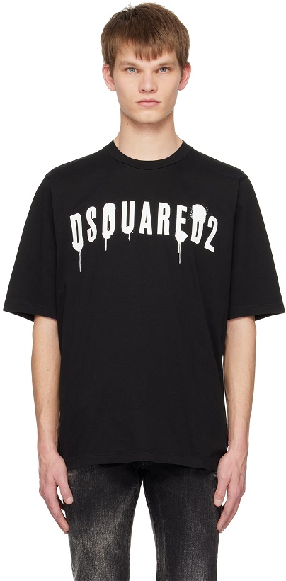 Photo: Dsquared2 Black Skater T-Shirt