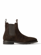 MORJAS - Suede Chelsea Boots - Brown