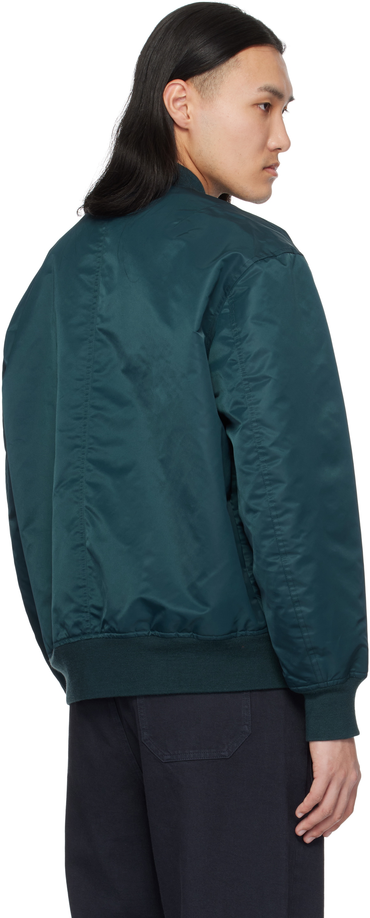 A.P.C. Blue Logan Bomber Jacket