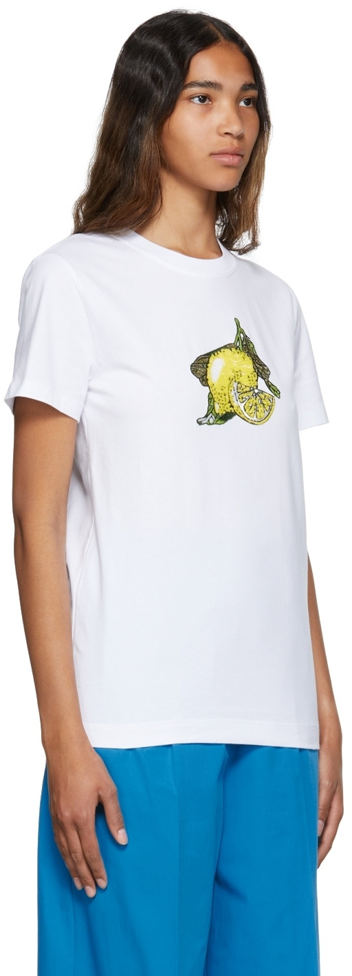 Sportmax White Lemon Zurlo T-Shirt Sportmax