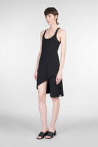 Courrèges Dress Woman In Black Polyester