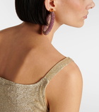 Rabanne Embellished hoop earrings