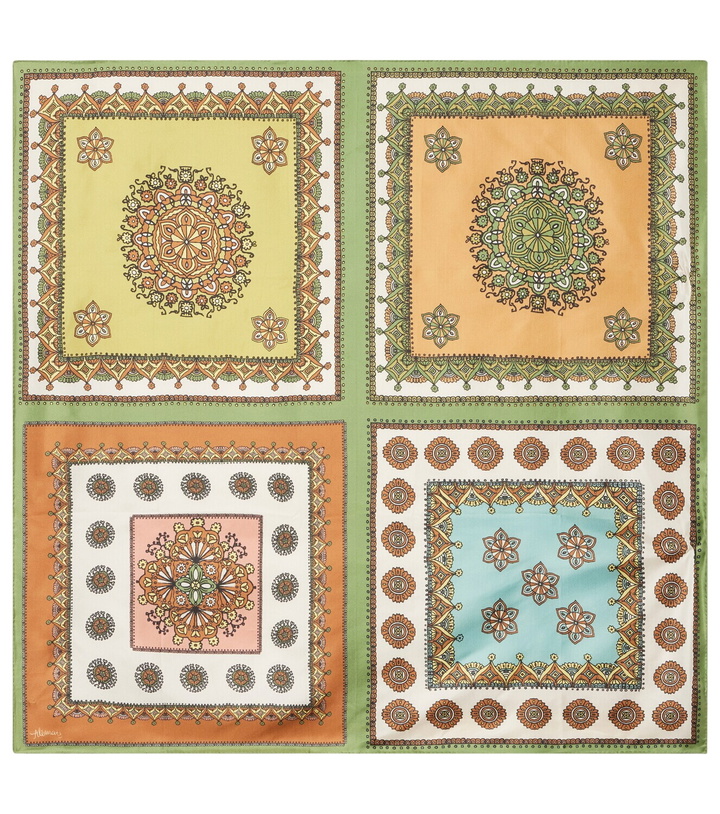 Photo: Alémais Contina Tiles silk scarf