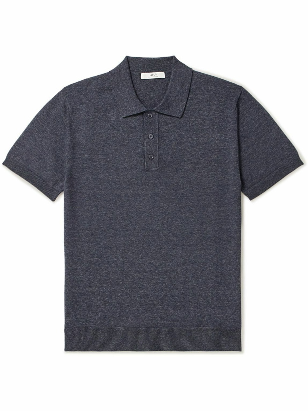 Photo: Mr P. - Cotton Polo Shirt - Blue