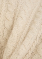 BY Malene Birger Cimone Cable-knit Wool-blend Jumper Sand