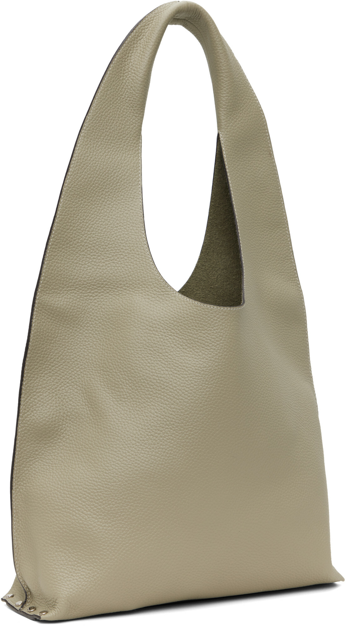 A.P.C. Taupe Neige Clou Bag