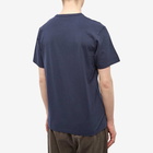 Maison Kitsuné Men's Profile Fox Patch Pocket T-Shirt in Navy