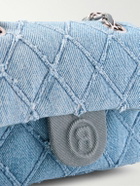 READYMADE - Rhombus Nano Quilted Denim Messenger Bag