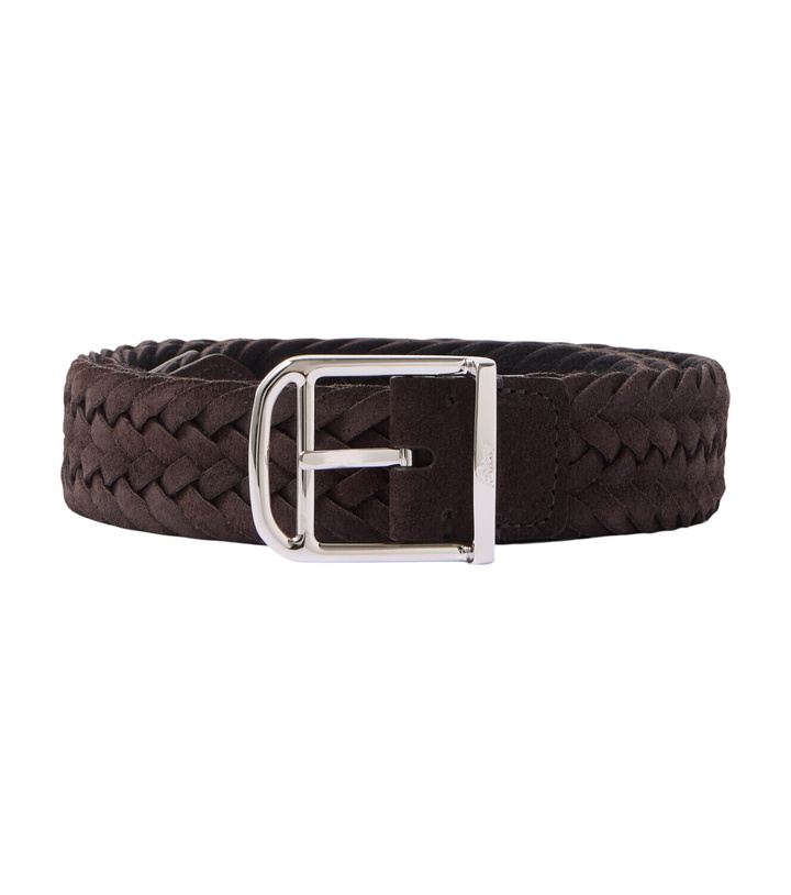 Photo: Brioni Braided suede belt