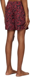 Ksubi Red Digi Swim Shorts