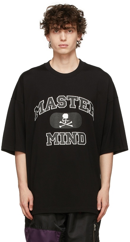 Photo: mastermind JAPAN Black College T-Shirt
