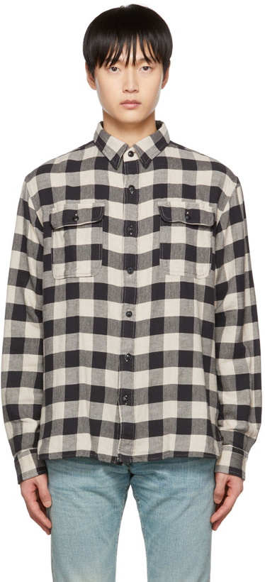 Photo: RRL Black & Off-White Check Shirt