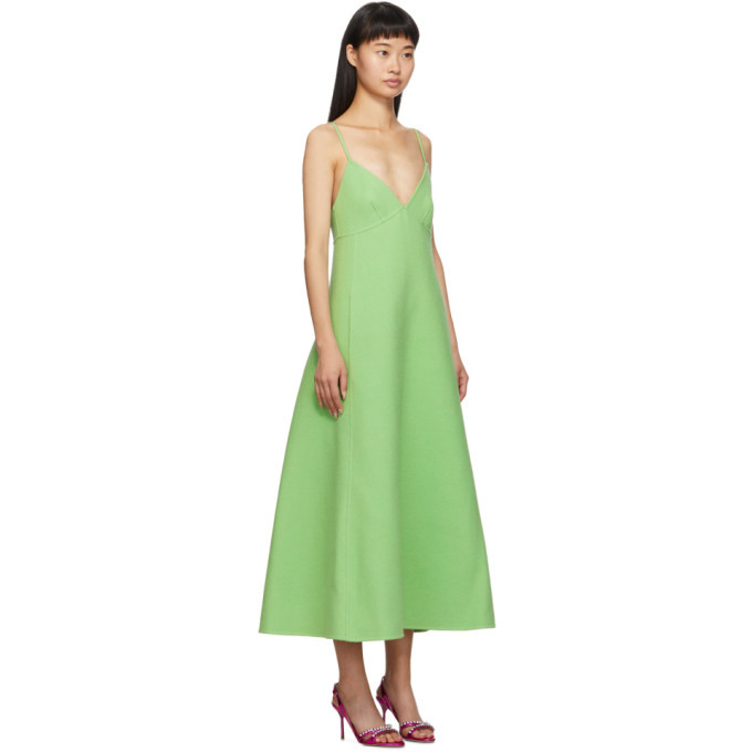 Marc Jacobs Green Spaghetti Strap Dress Marc Jacobs