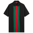 Gucci Men's GRG Polo in Black