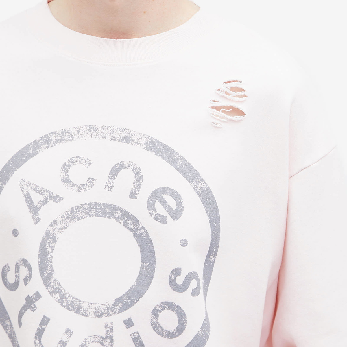 スウェットシャツ Logo face ★ ACNE STUDIOS Acne Studios Face Logo Patch Crewneck Sweatshirt Cond : 9/10