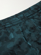 True Tribe - Neat Steve Mid-Length Printed ECONYL Jacquard Swim Shorts - Blue