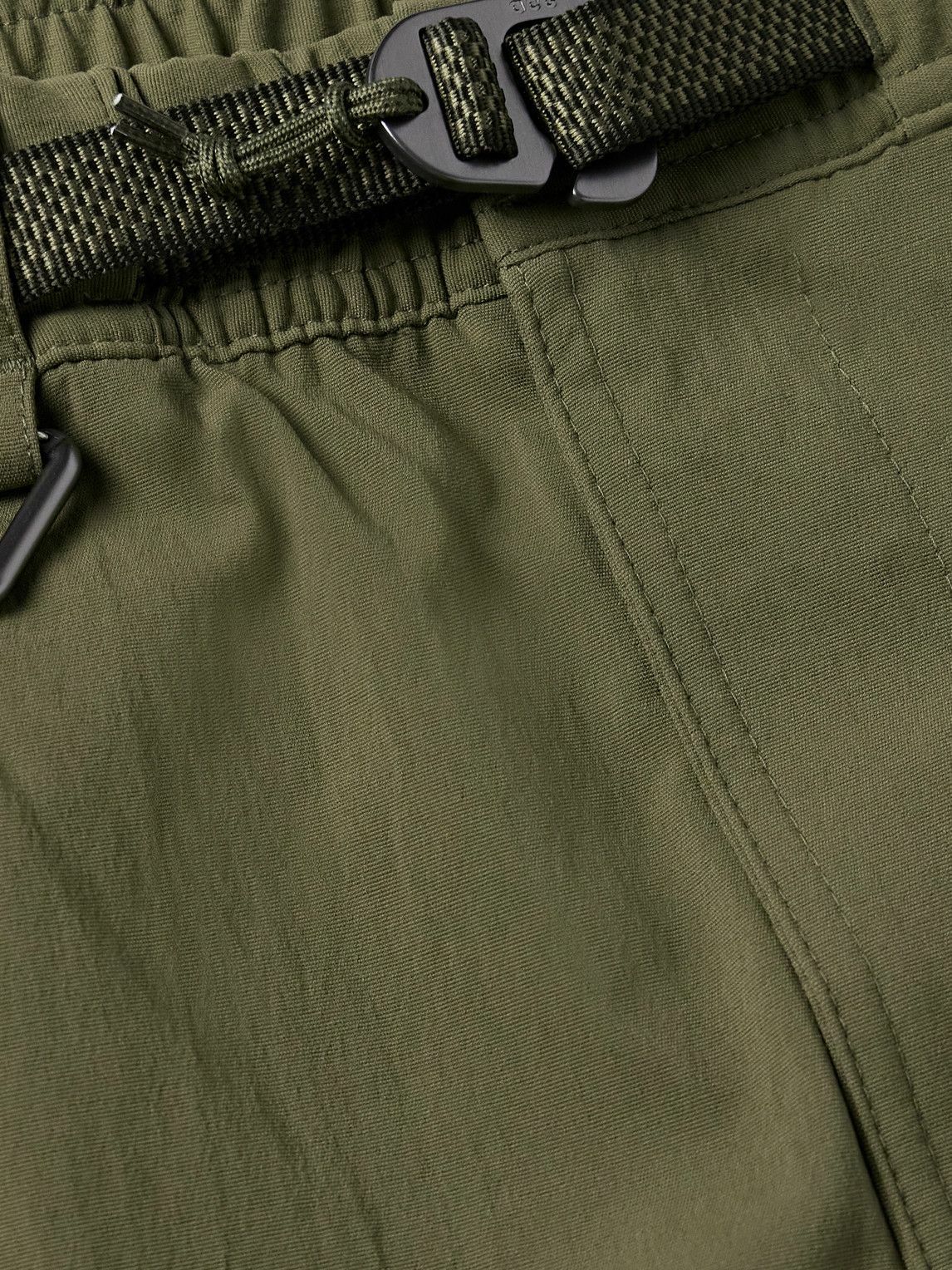 Nike - ACG Straight-Leg Belted Logo-Embroidered Shell Trousers - Green