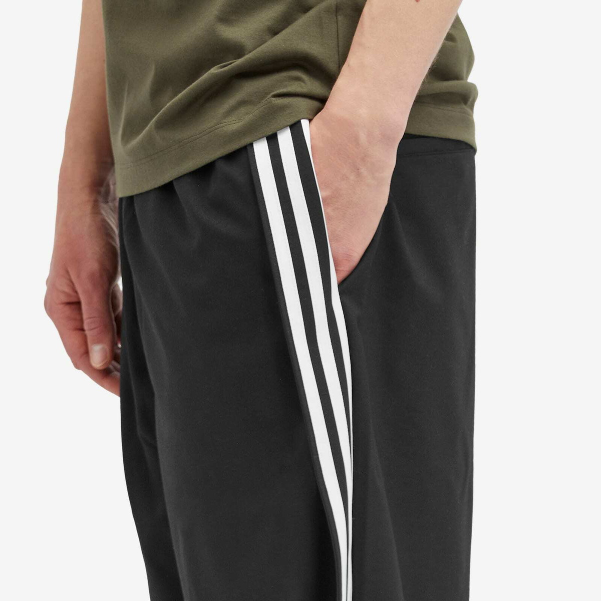 Y-3 Men's Refined Wool Track Pants in Black Y-3