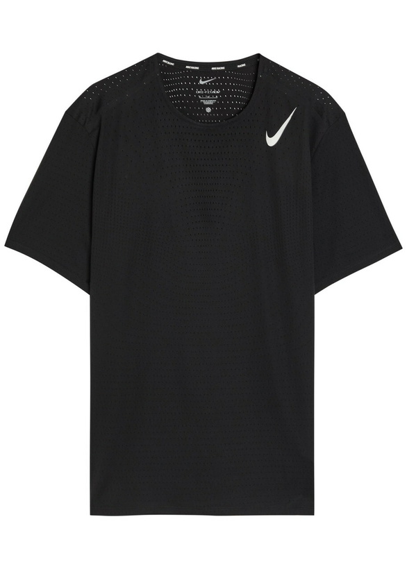 Photo: Nike Aeroswift Dri-fit Adv Perforated Jersey Running T-shirt Black