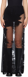 Ann Demeulemeester Black Vivi Maxi Skirt