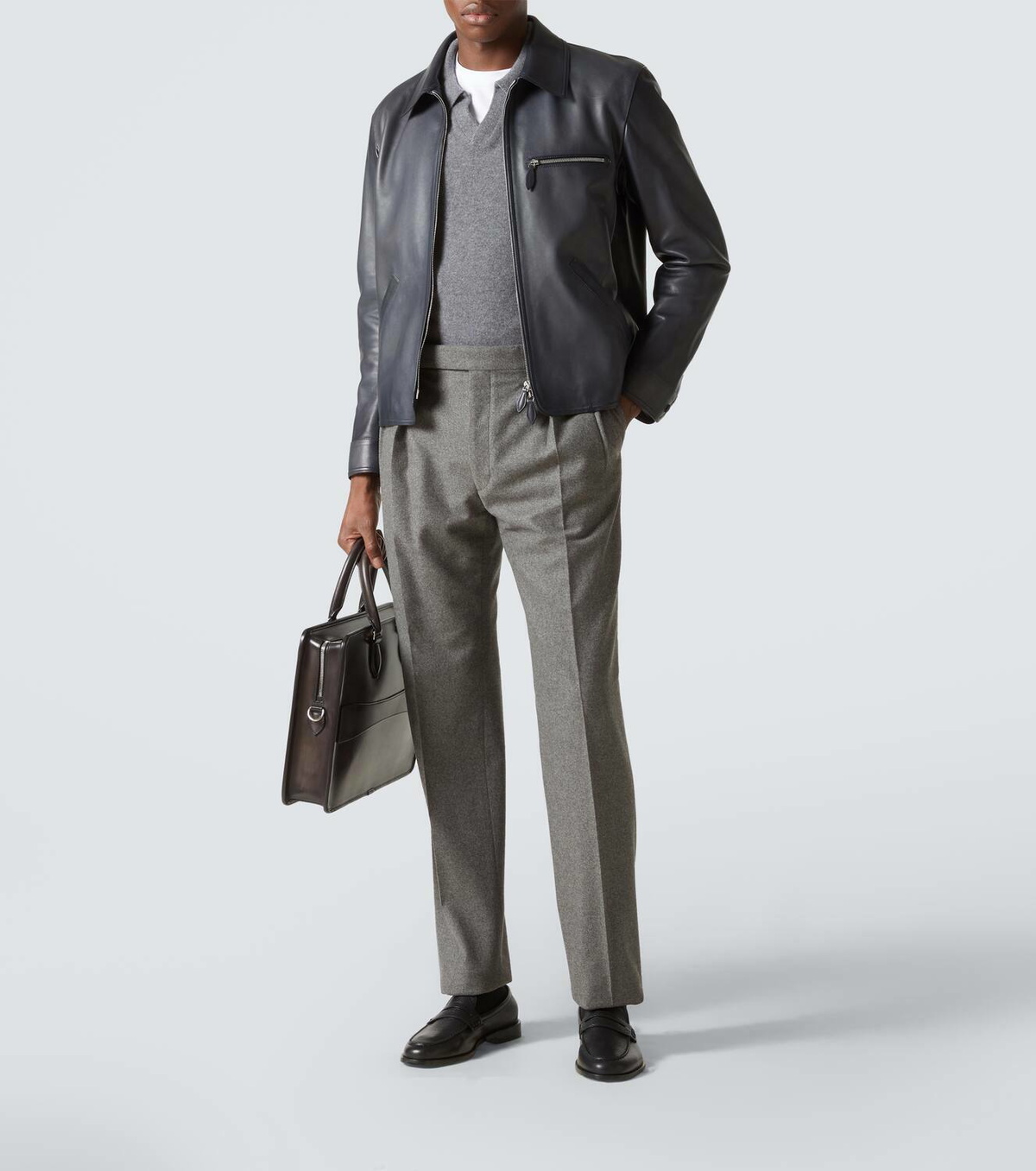 Berluti Patina 1 Jour leather blouson