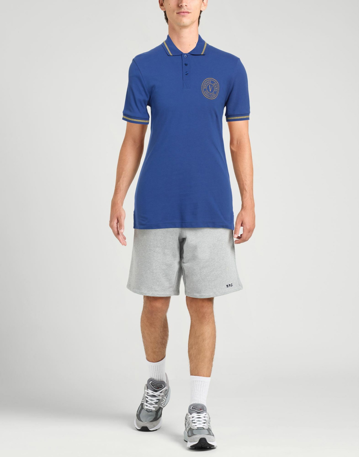 Versace Jeans Couture Mens Polo shirt in Blue