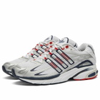 Adidas Women's x Sporty & Rich Adistar Cushion in White/Night Indigo/Collegiate Red