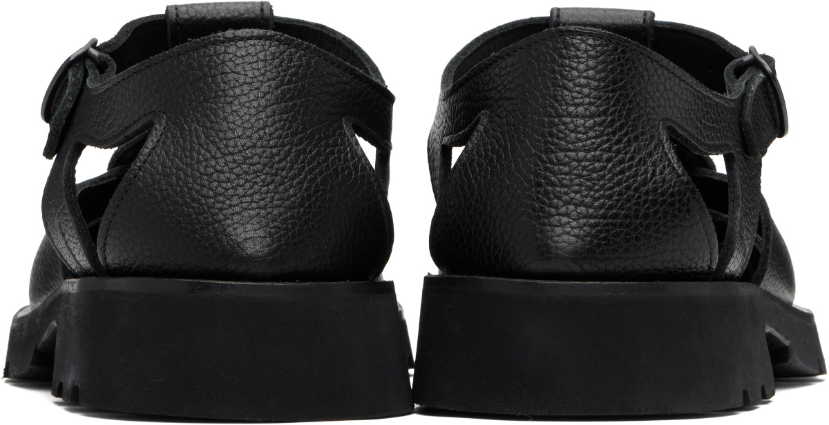HEREU Black Pesca Sport Grainy Sandals