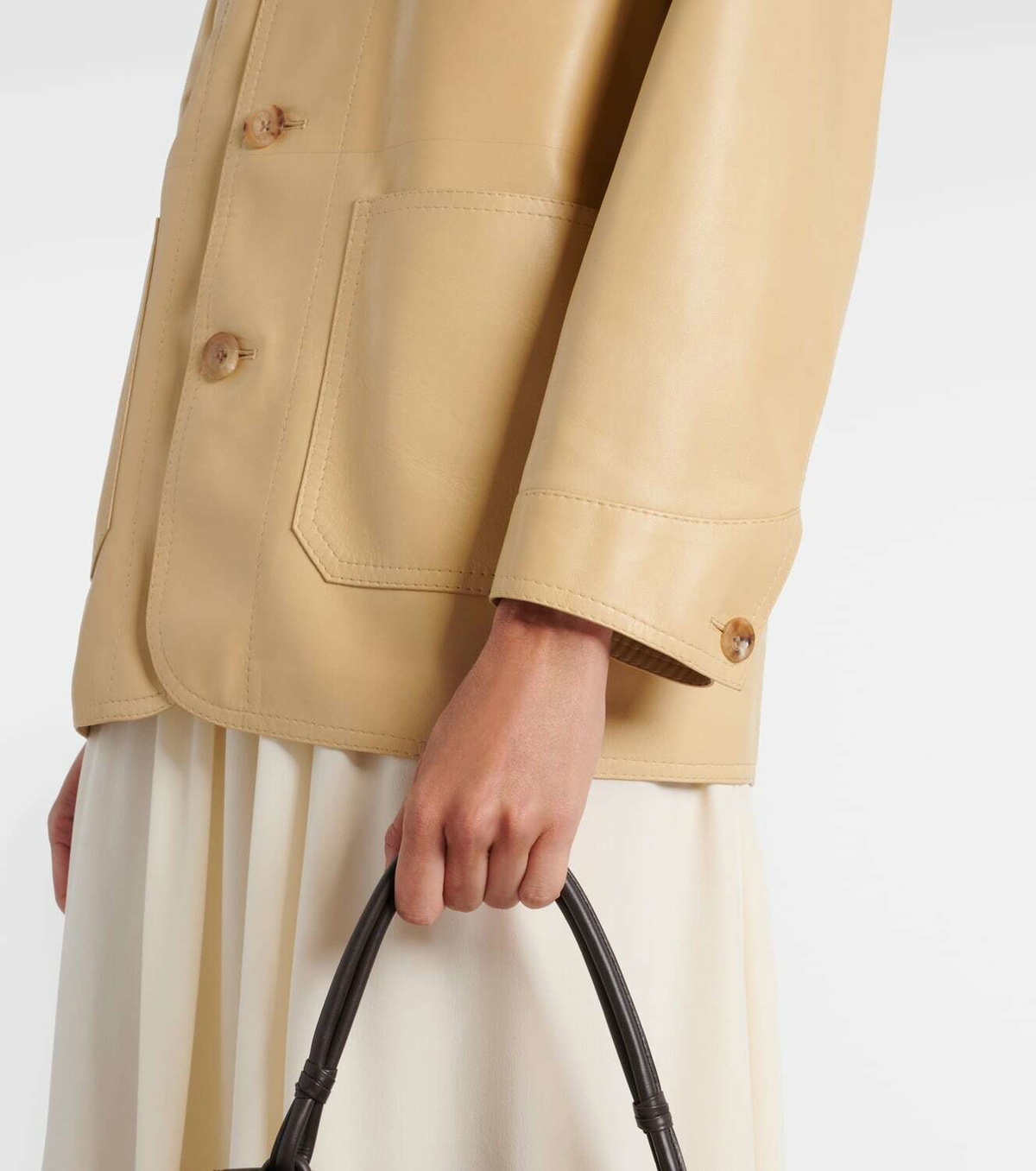 Ralph Lauren Collection Adrianna leather jacket
