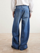 ssstein - Deformation Panelled Wide-Leg Jeans - Blue