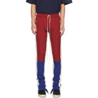 Fear of God Red and Blue Motorcross Lounge Pants
