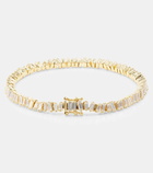 Suzanne Kalan 18kt gold bracelet with diamonds