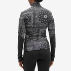 P.E Nation Women's Long Sleeve Niseko Snow Top in Snow Bandana Black