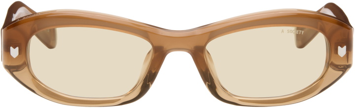 Photo: Maison Kitsuné Tan A. Society Edition Ming Sunglasses