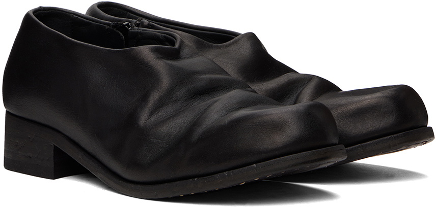 EDWARD CUMING Adam Signature ブラックスリッポン Edward Cuming Black Adam Signature Edition Bubble Slip-On Loafers