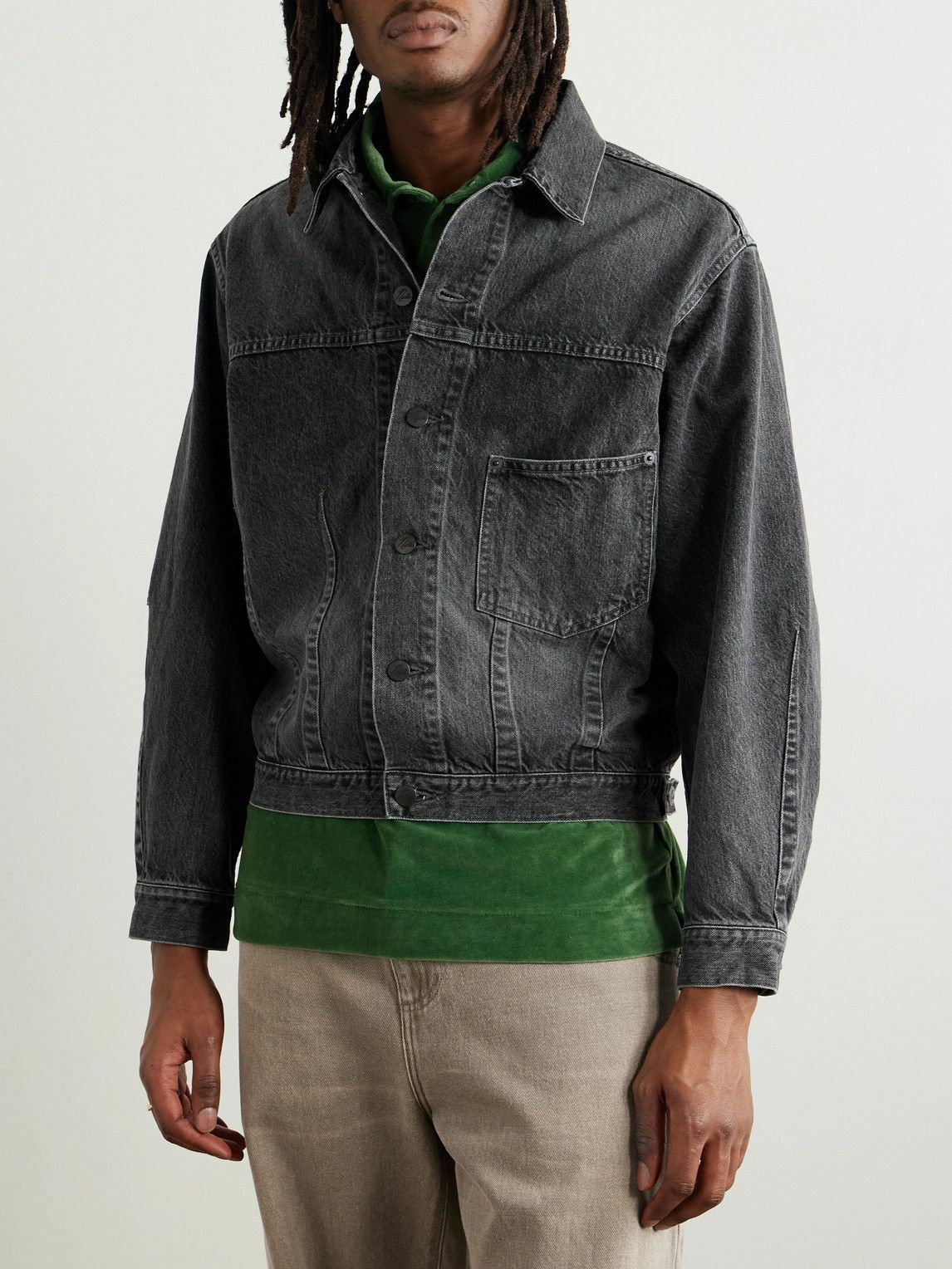 Needles - Denim Jacket - Black